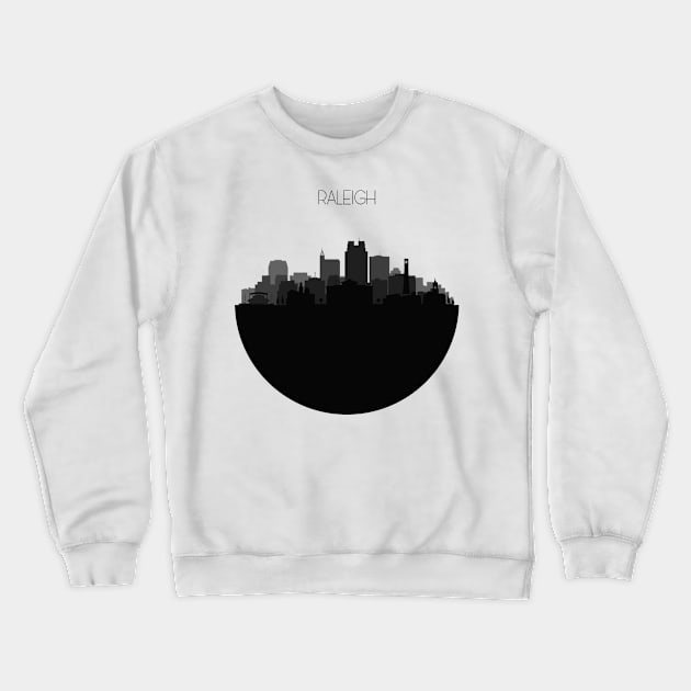 Raleigh Skyline Crewneck Sweatshirt by inspirowl